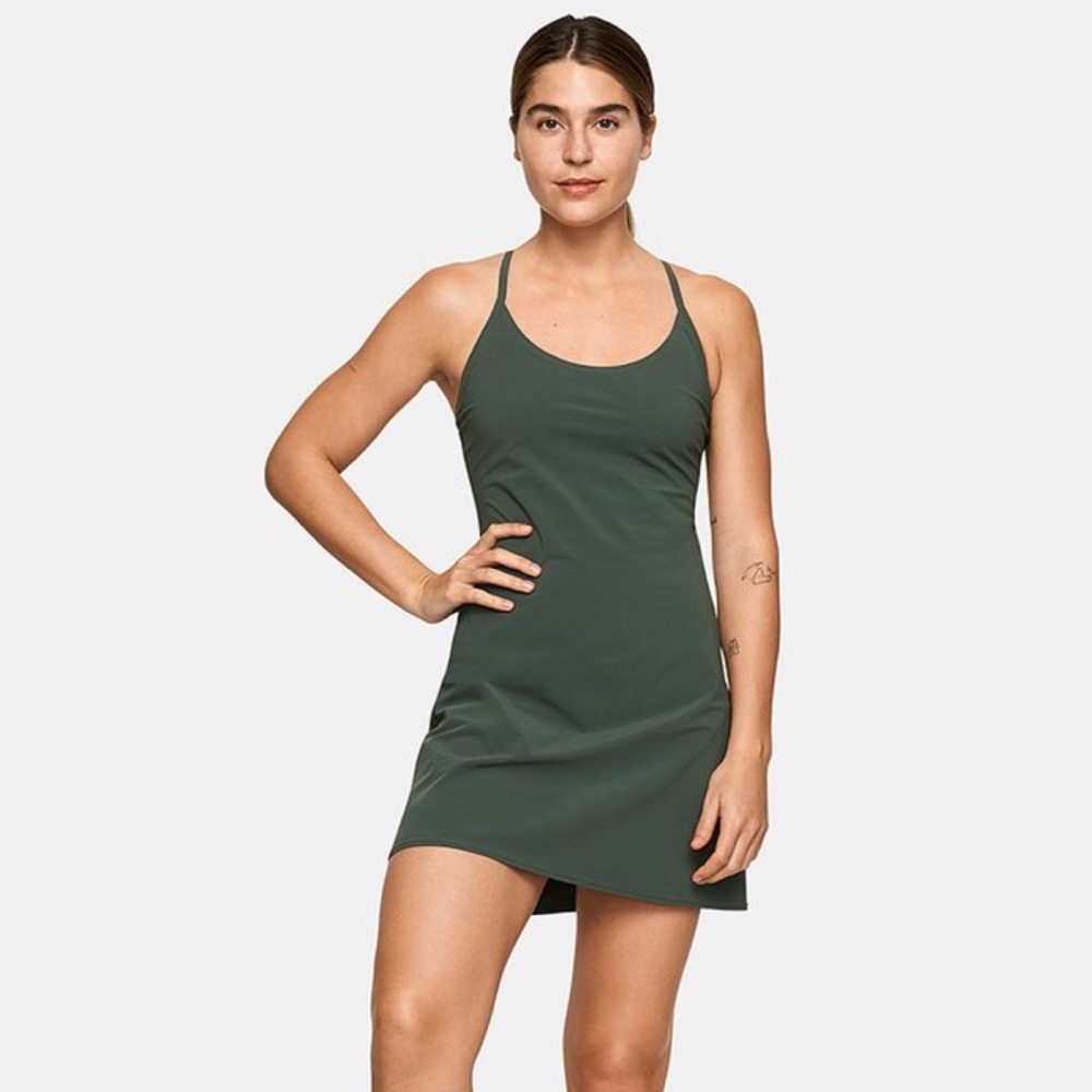 Green Outdoor Voices Exercise Dress